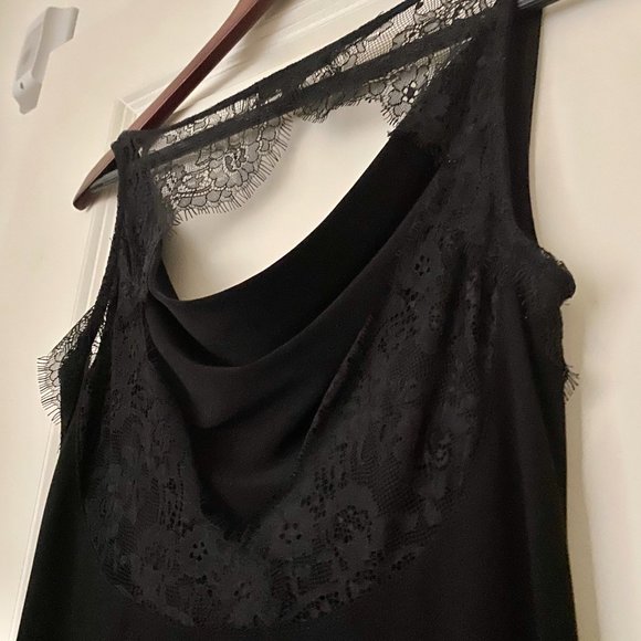 NWOT Allen Schwartz Prive Black Mini Dress - Picture 5 of 6